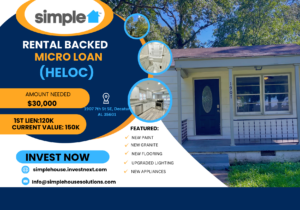 Incoming generating rental backed HELOC