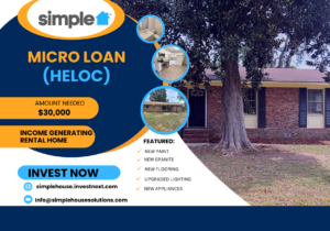 Rental Backed Micro Loans with regular interest payments