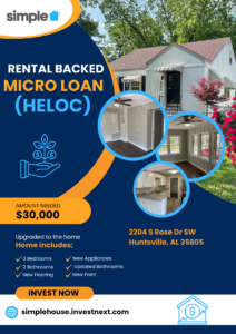 RENTAL INCOME BACKED 2ND LIEN