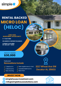 RENTAL BACKED MICRO LOAN