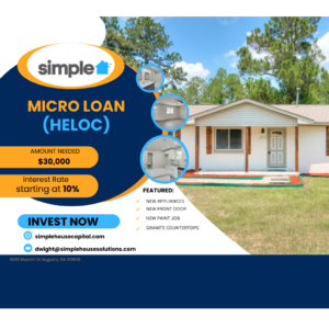 RENTAL BACKED MICRO LOANS + HELOC